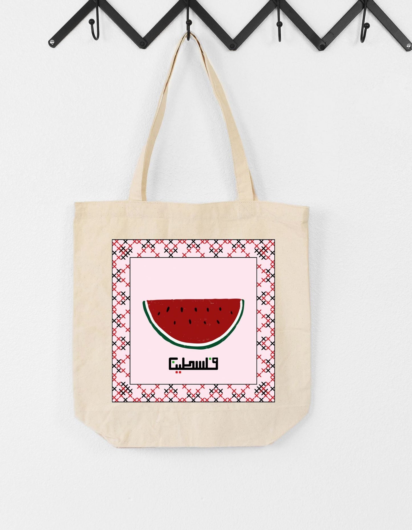Watermelon Palestine (arabic) Tote Bag
