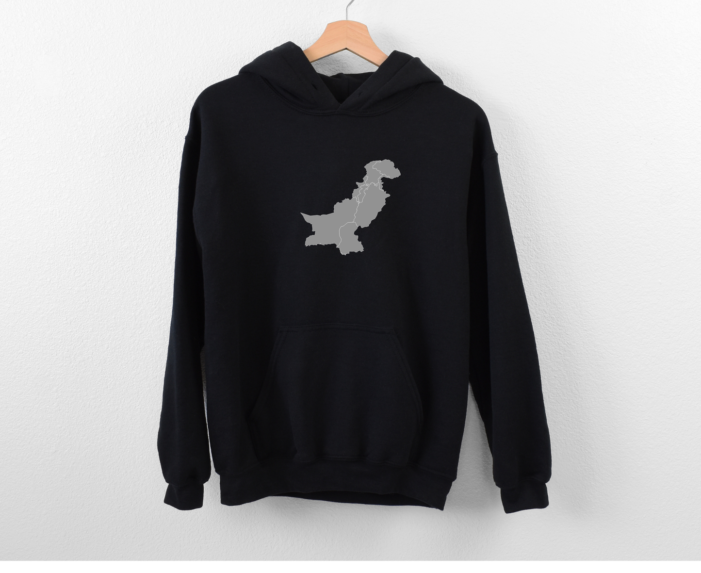 Pakistan Map Pullover hoodie