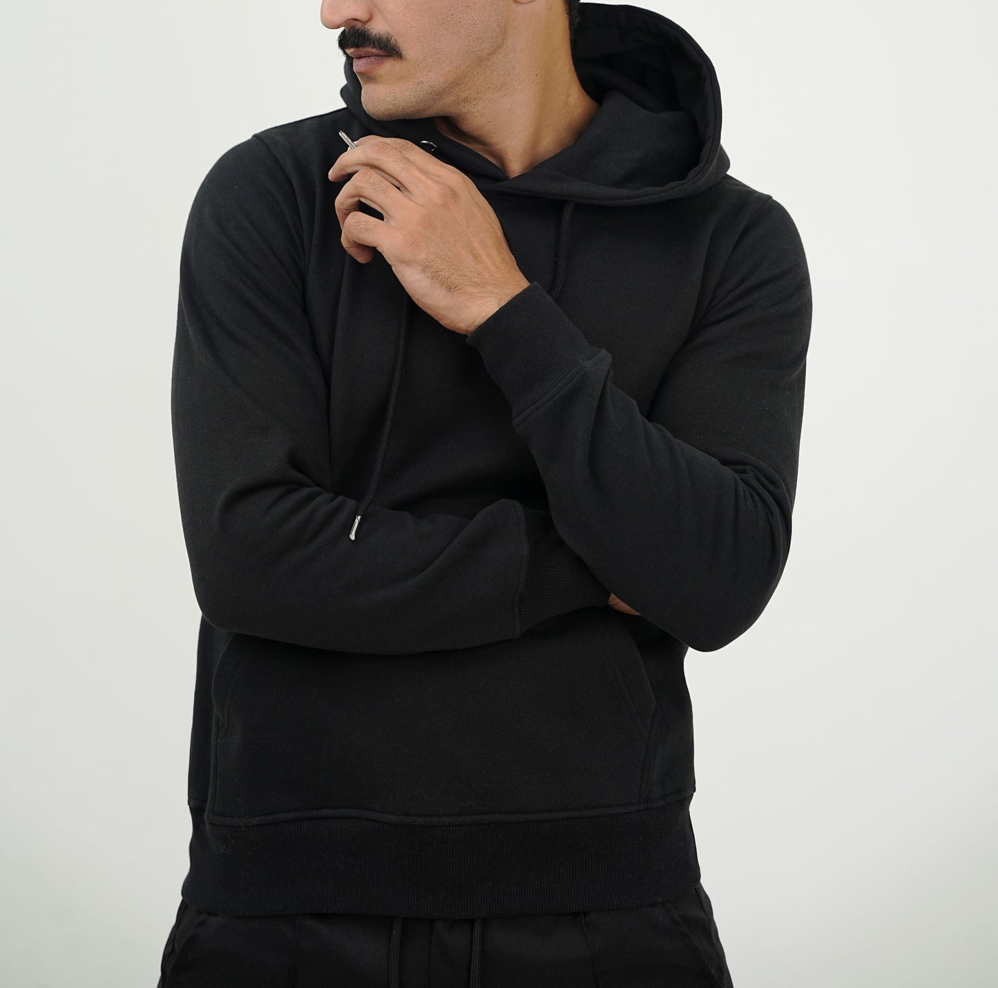 Black Pullover Hoodie