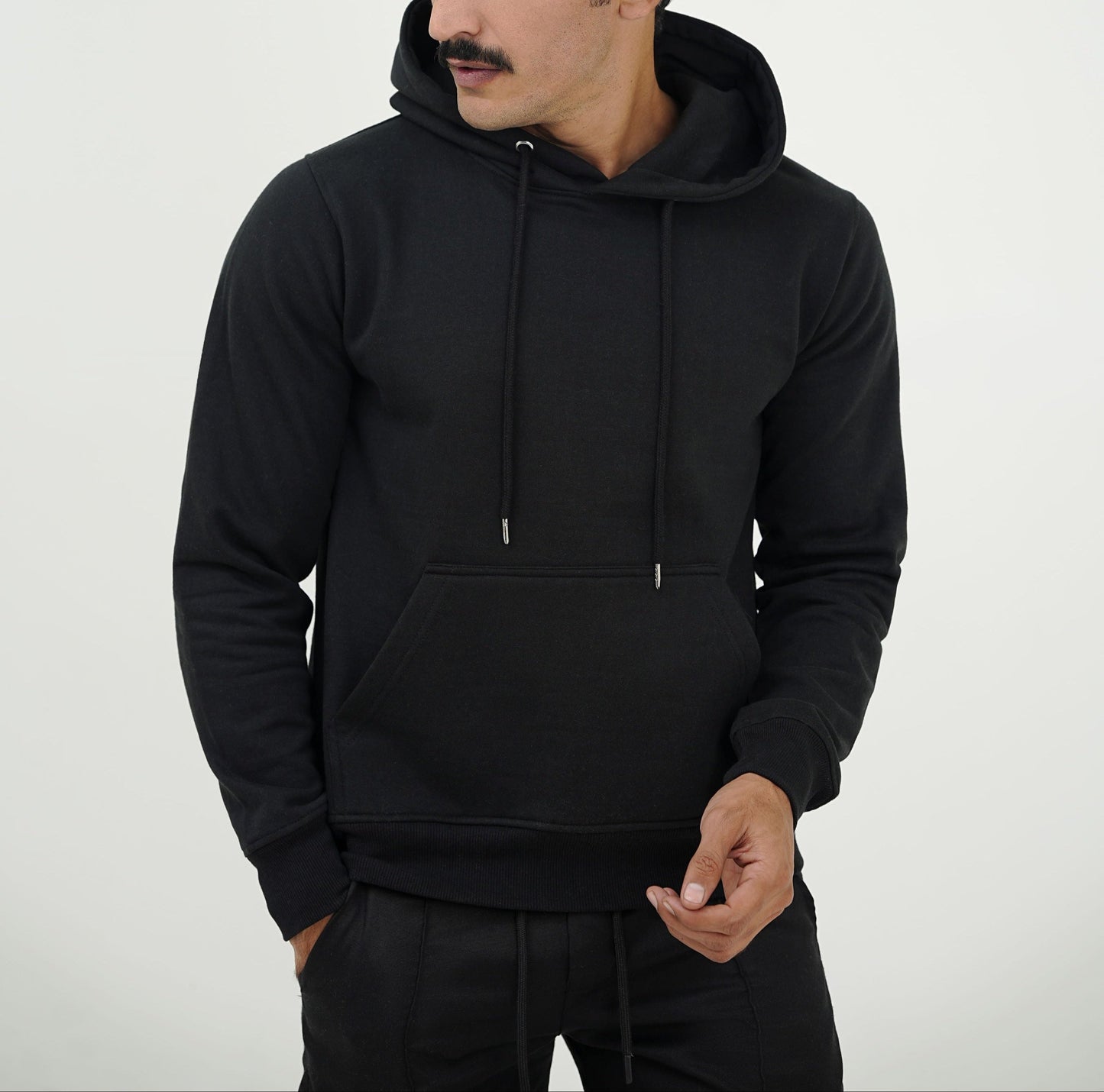 Black Pullover Hoodie
