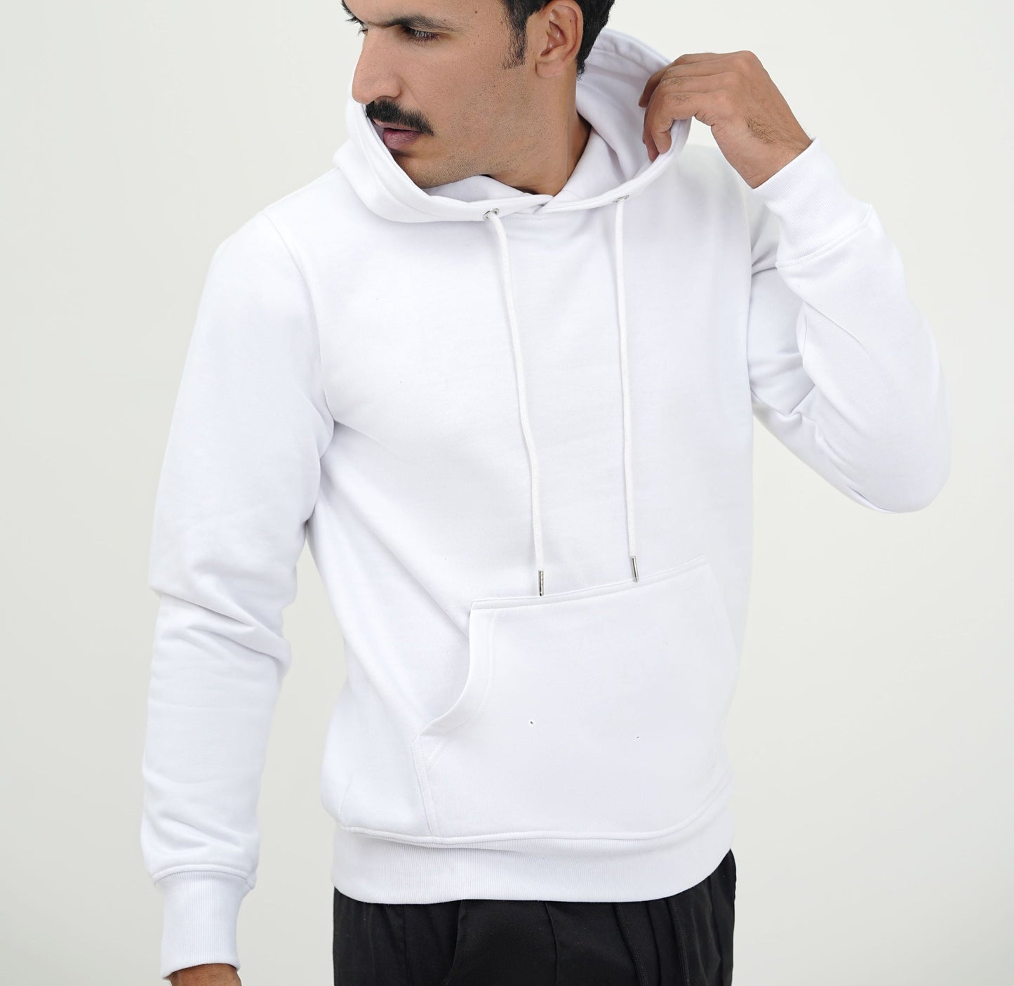 White Pullover Hoodie