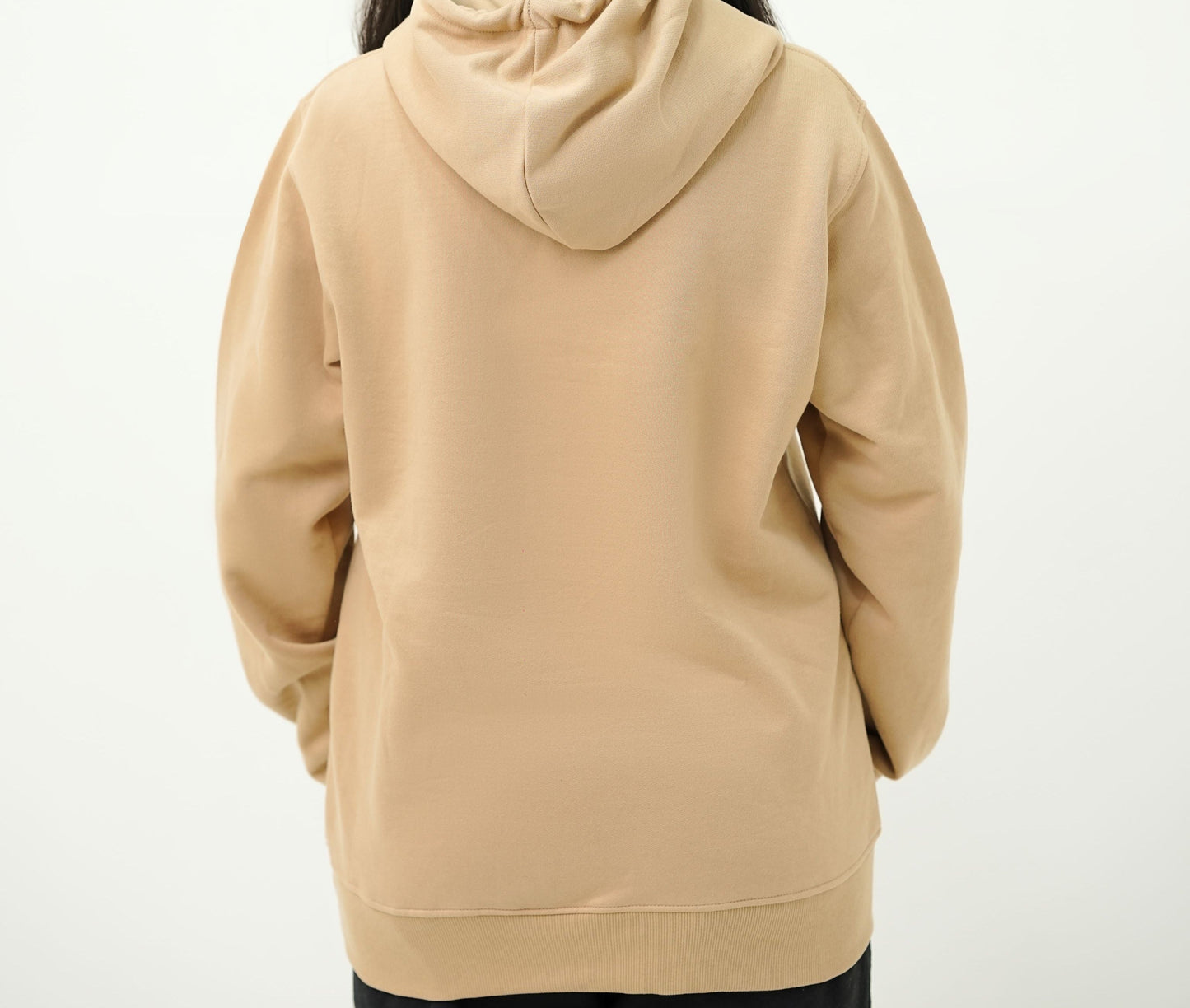 Beige Pullover Hoodie