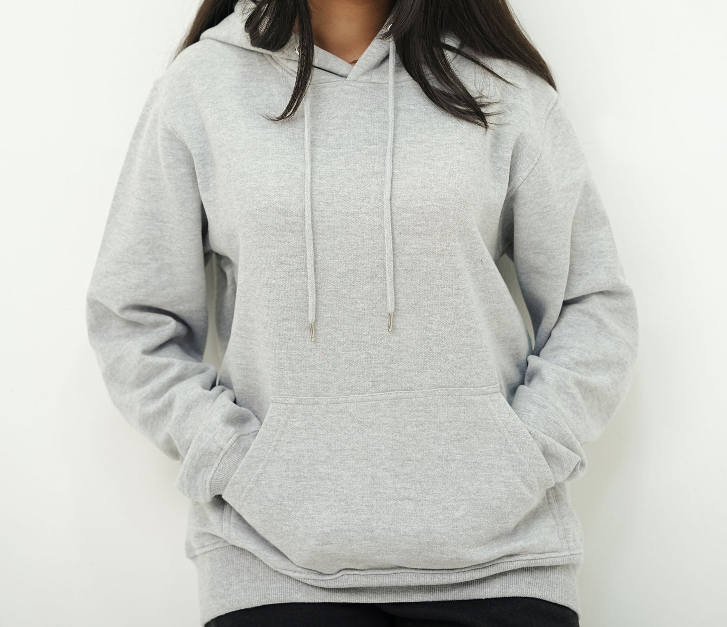 Grey Pullover Hoodie