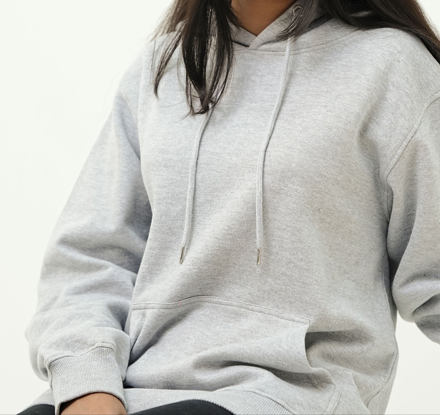 Grey Pullover Hoodie