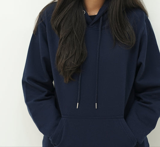 Navy Pullover Hoodie