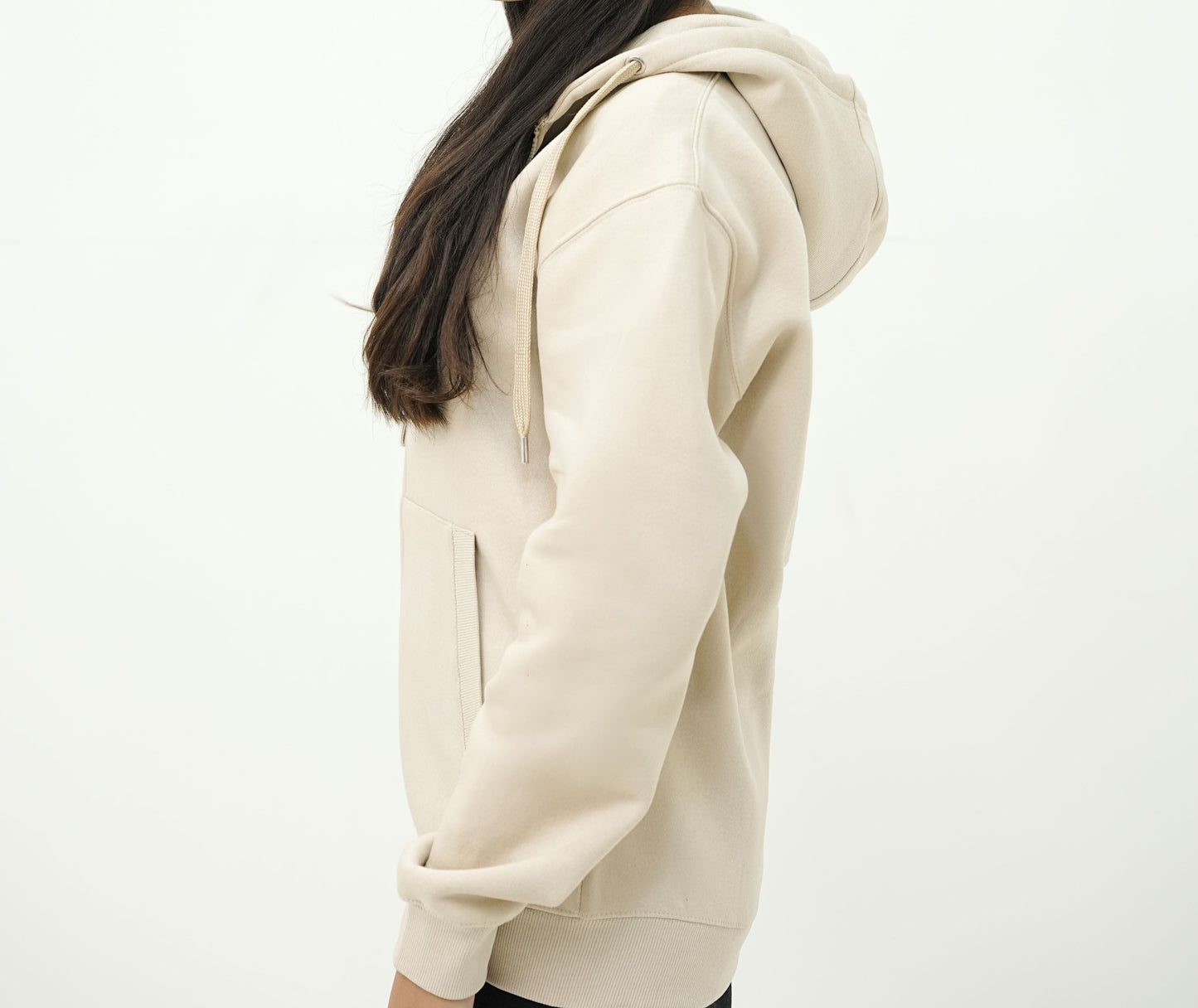 Cream Pullover Hoodie