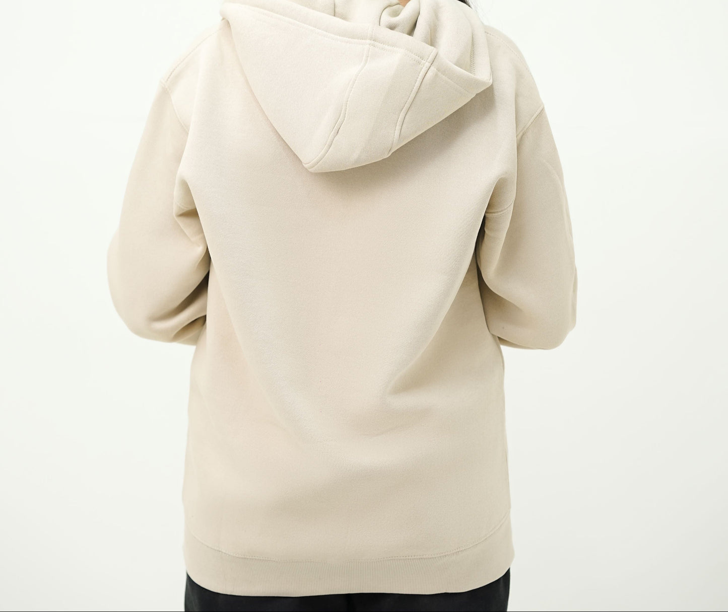 Cream Pullover Hoodie