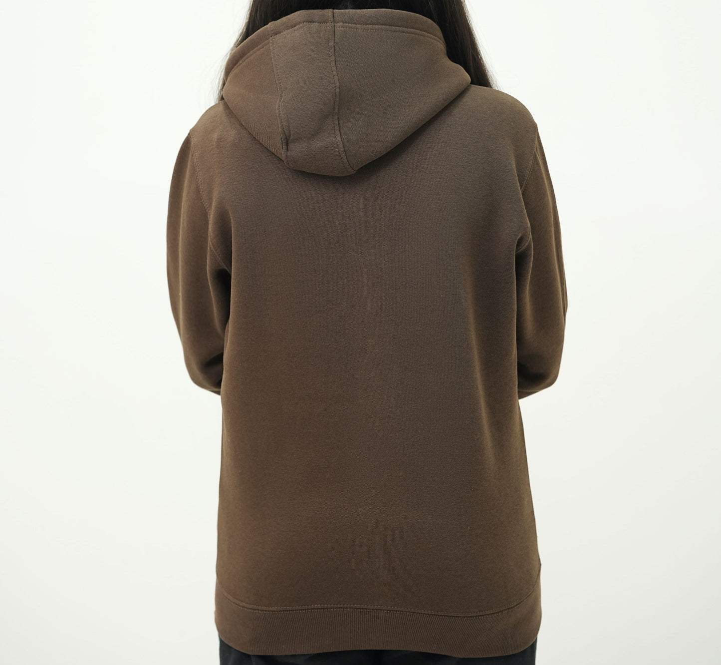 Brown Zip-Up Hoodie